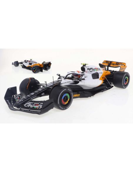 SOLIDO SL1811203 MCLAREN F1 MCL60 N.4 9th MONACO GP 2023 LANDO NORRIS 1:18 Modellino
