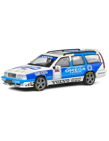 SOLIDO SL4310604 VOLVO 850 T5-R 2.3i 20V TURBO TRIBUTE 1995 WHITE/BLUE 1:43 Modellino
