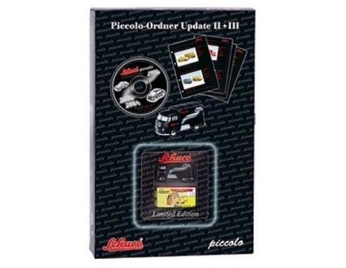 Schuco 1666 ORDNER '03 CD+VW BUS PRISTCHE Modellino