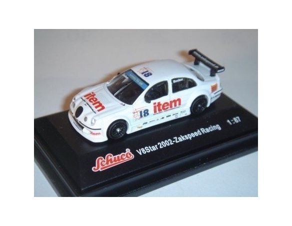 Schuco 21628 V8STAR 2002 JAGUAR TYP S ZAKSPEED Modellino
