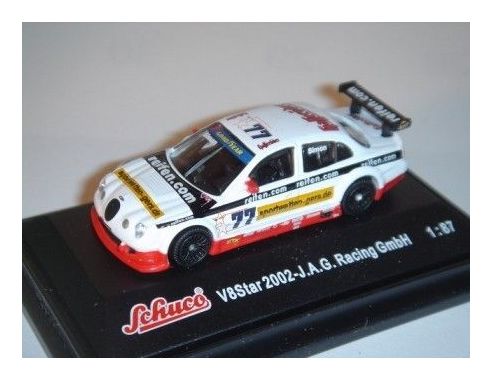 Schuco 21630 V8 STAR JAG RACING SIMON'02 n.77 1/87 Modellino