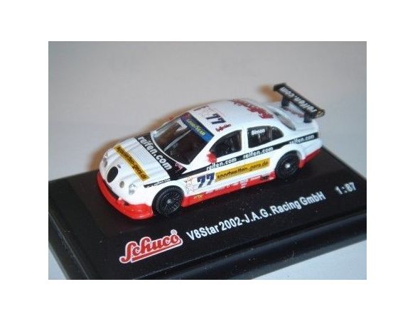 Schuco 21630 V8 STAR JAG RACING SIMON'02 n.77 1/87 Modellino