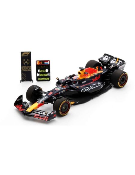 SPARK MODEL S8919 REB BULL RB19 N.1 2nd QATAR GP 2023 W.C.M.VERSTAPPEN W/BASE/PIT B. 1:43 Modellino