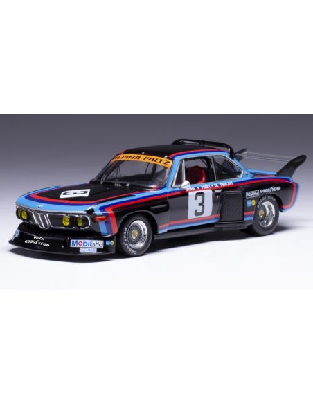 IXO MODEL GTM166 BMW 3.5 CSL N.3 SILVERSTONE 1976GR.5 GROHS-DE FIERLANT 1:43 Modellino