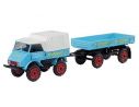 Schuco SH2524 UNIMOG 401 + TRAILER 1:43 Modellino