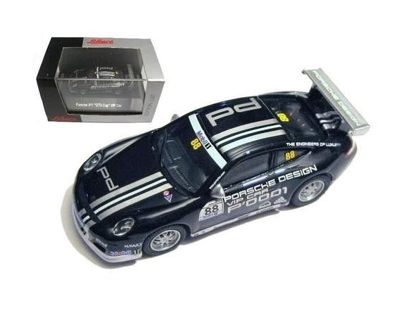 Schuco 25361 PORSCHE 911 GT3 CUP VIP CAR BLACK Modellino