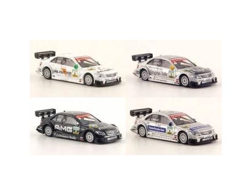 Schuco 25378 SET MERCEDES BENZ C-KLASSE DTM 4AUTO Modellino