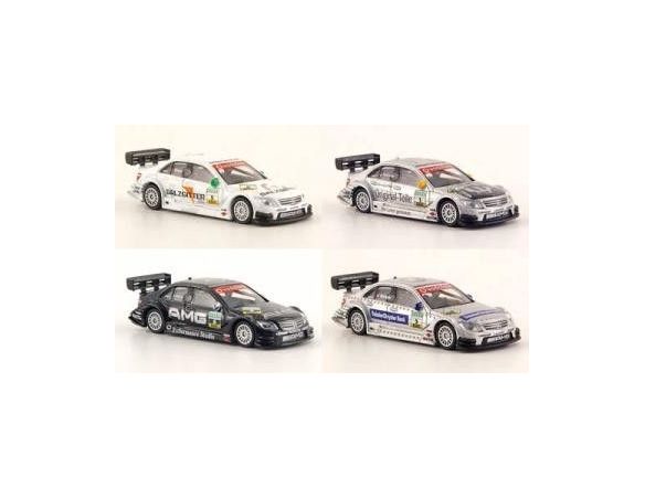Schuco 25378 SET MERCEDES BENZ C-KLASSE DTM 4AUTO Modellino