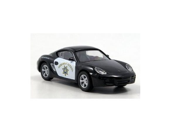 Schuco 25390 PORSCHE CAYMAN HIGHWAY PATROL 1/87 Modellino