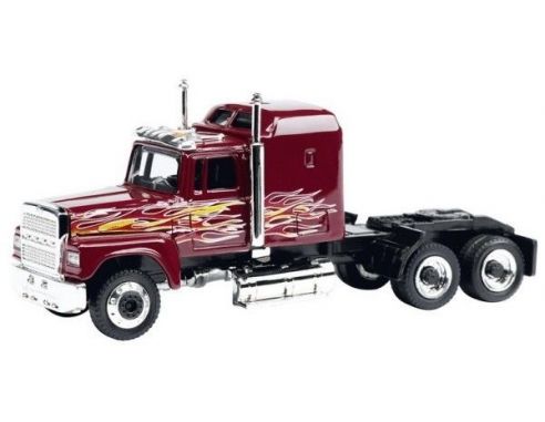 Schuco 25414 FORD 9000 3ASSI FLAMME 1/87 Modellino