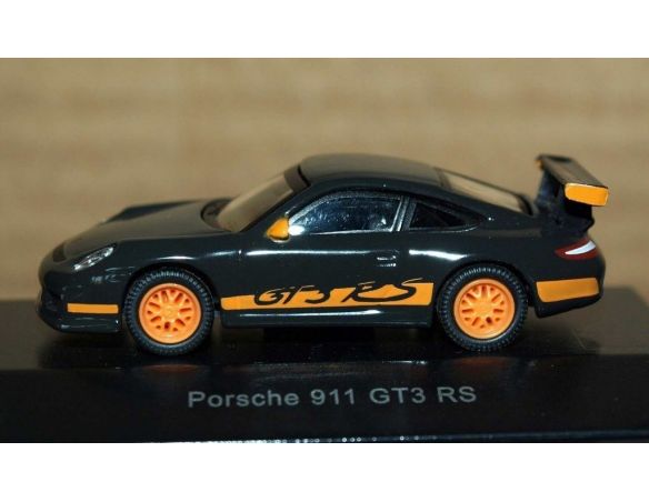 Schuco 25517 PORSCHE 911 GT3 RS 1/87 BLACK STRIP Modellino