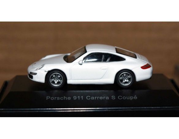Schuco 25518 PORSCHE 911 S COUPE WHITE 1/87 Modellino