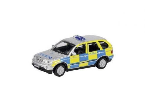 Schuco 25524 BMW X5 POLICE SCACCHI YELLOW/LIGHT Modellino