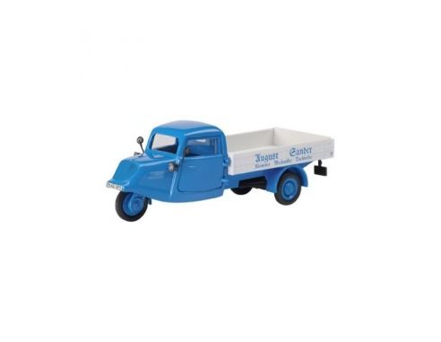 Schuco 2553 TEMPO 3-RAD BLUE SANDER 1/43 Modellino