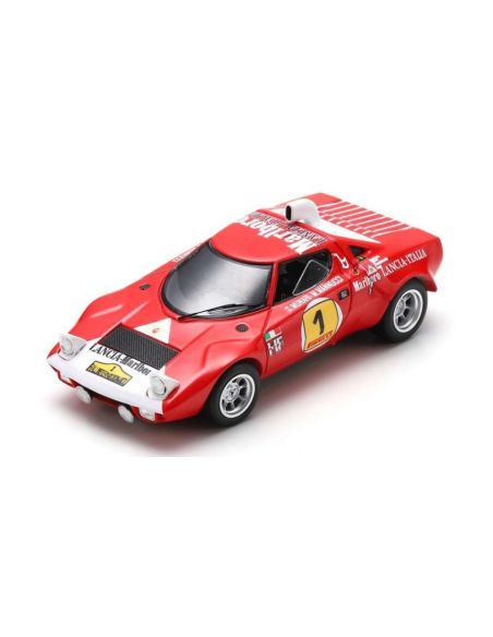 SPARK MODEL S9071 LANCIA STRATOS HF N.1 RALLY COSTA DEL SOL 1972 S.MUNARI-M.MANNUCCI 1:43 Modellino