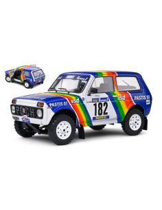 SOLIDO SL1807305 LADA NIVA N.182 RALLY PARIS-DAKAR 1984...