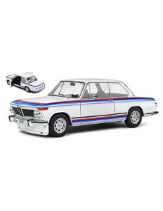 SOLIDO SL1808602 BMW 2002tii TURBO 1971 WHITE 1:18 Modellino