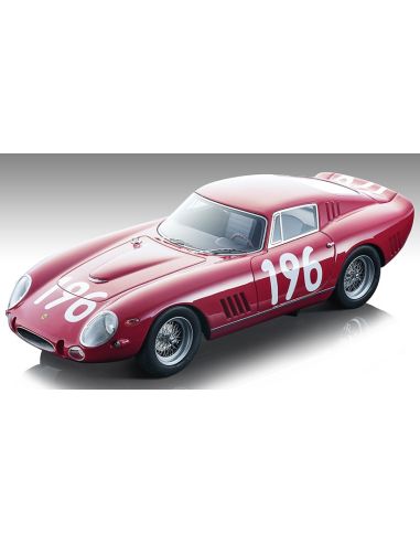TECNOMODEL TMD1885F FERRARI 275 GTB/C COMPET.N.196 TARGA FLORIO 1965 BISCALDI/DESERTI 1:18 Modellino