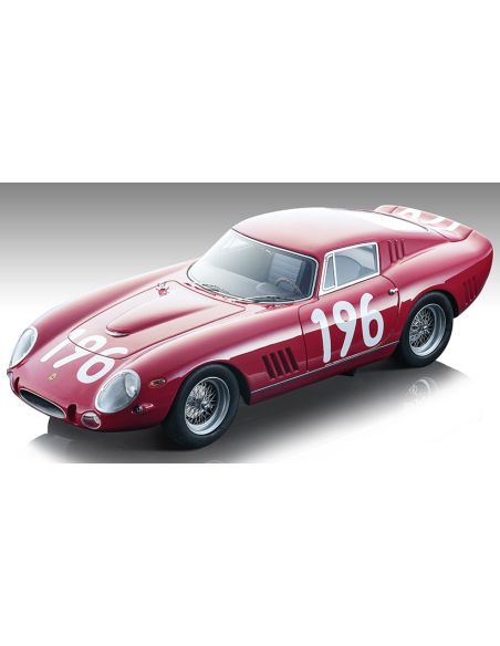 TECNOMODEL TMD1885F FERRARI 275 GTB/C COMPET.N.196 TARGA FLORIO 1965 BISCALDI/DESERTI 1:18 Modellino
