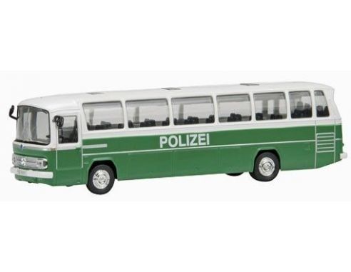 Schuco 25782 MB BUS O302 POLIZEI 1/87 Modellino