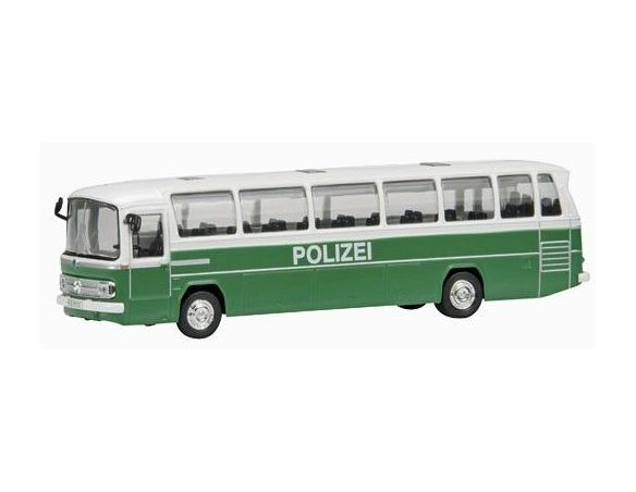 Schuco 25782 MB BUS O302 POLIZEI 1/87 Modellino