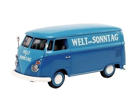 Schuco 2579 VW BUS T1 VAN 'WELT AM SONNTAG' 1/43 Modellino