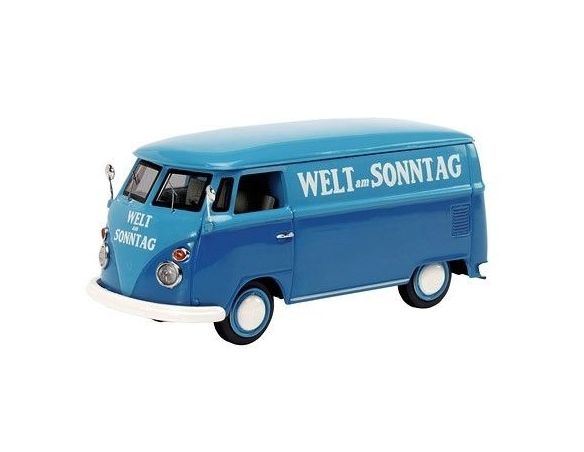 Schuco 2579 VW BUS T1 VAN 'WELT AM SONNTAG' 1/43 Modellino