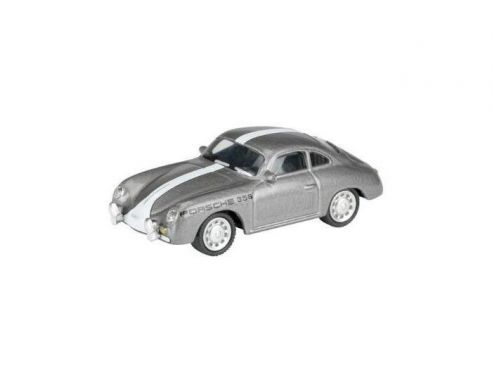Schuco 25817 PORSCHE 356 RACE VERSION 1/87 SILVER Modellino