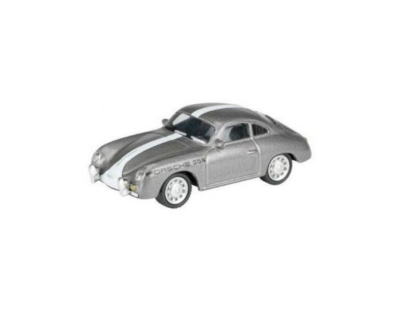 Schuco 25817 PORSCHE 356 RACE VERSION 1/87 SILVER Modellino