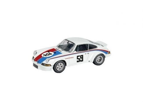 Schuco 25878 PORSCHE 911 RSR n.59 WHITE STRIPS BLU Modellino