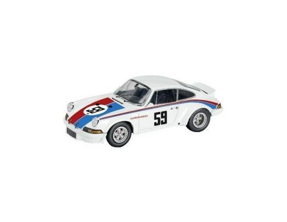 Schuco 25878 PORSCHE 911 RSR n.59 WHITE STRIPS BLU Modellino