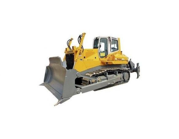 Schuco 25892 LIEBHERR BULDOZER PR744 1/87 Modellino
