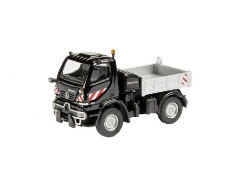 Schuco 25943 MB UNIMOG U20 BLACK 1/87 Modellino