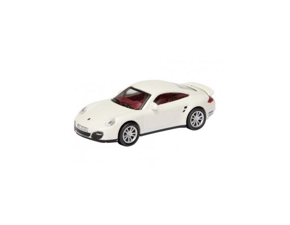 Schuco 25984 PORSCHE 911 997 TURBO WHITE 1/87 Modellino
