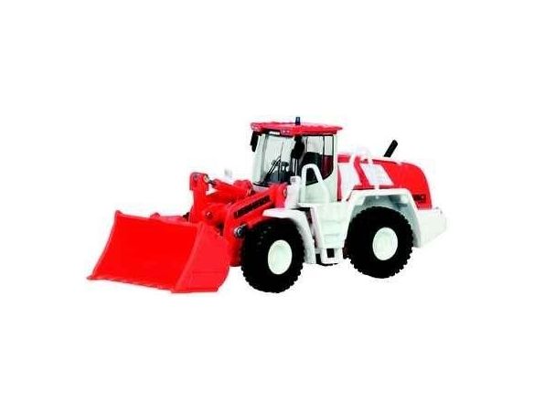 Schuco 26029 LIEBHERR RADLADER 550 WHITE-RED 1/87 Modellino