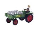 Schuco 2626 TRACTOR 'MILK LADY' + FIGURE 1/43 Modellino