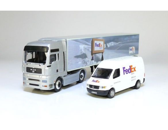 Schuco 26905 SET MAN TGA+ MERCEDES BENZ 'FEDERAL Automezzi 1/87
