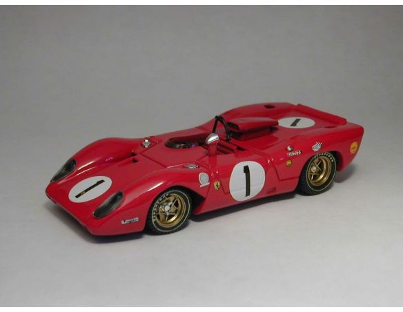 Best Model BT9227 FERRARI 312 P N.1 RETIRED MONZA 1969 ANDRETTI-AMON 1:43 Modellino