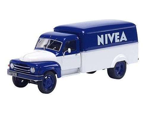 Schuco 2932 HANOMAG L28 BOX VAN 'NIVEA' 1/43 Modellino