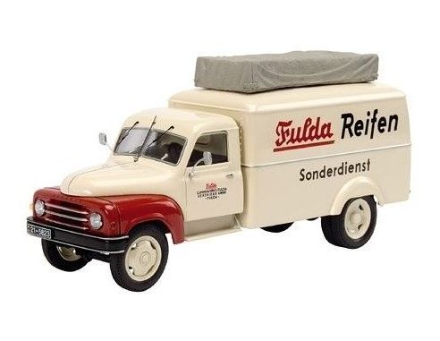 Schuco 2934 HANOMAG L28 'FULDA REIFEN' 1/43 Modellino