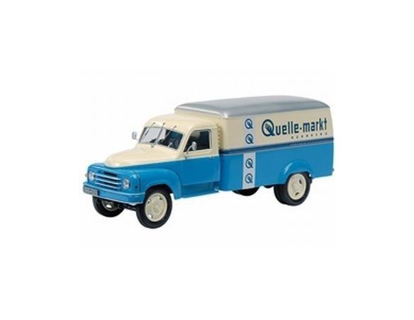 Schuco 2935 HANOMAG L28 'QUELLE' 1/43 Modellino