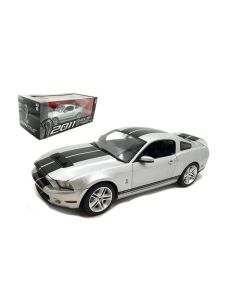GREENLIGHT GREEN13673 SHELBY GT500 2011 INGOT SILVER WITH...