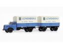 Schuco 3017 MERCEDES L6600 WITH TRAILER 1/43 Modellino