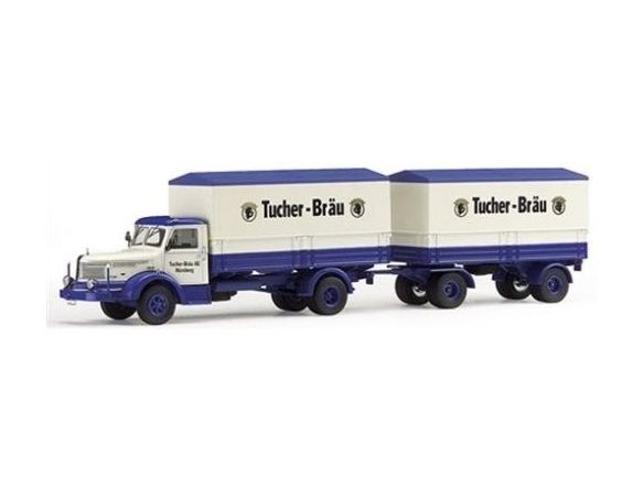 Schuco 3036 KRUPP TITAN 'TUCHER' 2 AXLES 1/43 Modellino