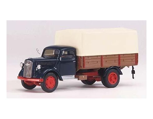Schuco 3061 OPEL BLITZ S 3T PRITSCHE/PLANE 1/43 Modellino