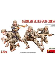 MINIART MIN35467 GERMAN ELITE GUN CREW KIT 1:35 Modellino