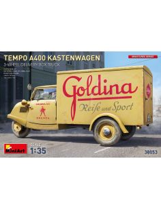 MINIART MIN38053 TEMPO A400 KASTENWAGEN 3-WHEEL DELIVERY...