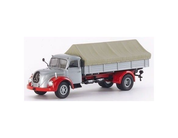 Schuco 3165 MAGIRUS S6500 MIT ZELTPLANE 1/43 Modellino