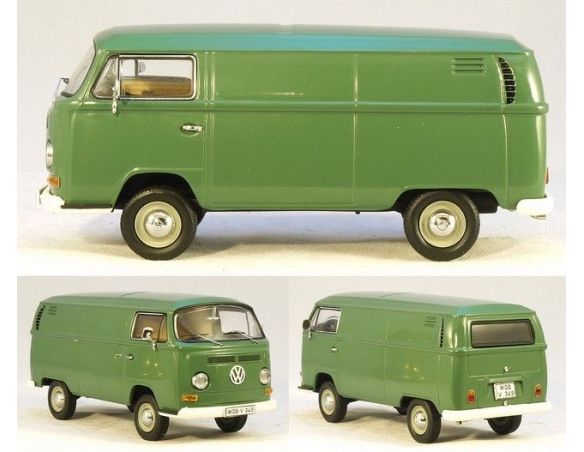 Schuco 3211 VW BUS T2A KASTENWAGEN GREY 1/43 Modellino