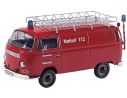 Schuco 3212 VW BUS T2A BOX VAN FIRE ENGINE 1/43 Modellino